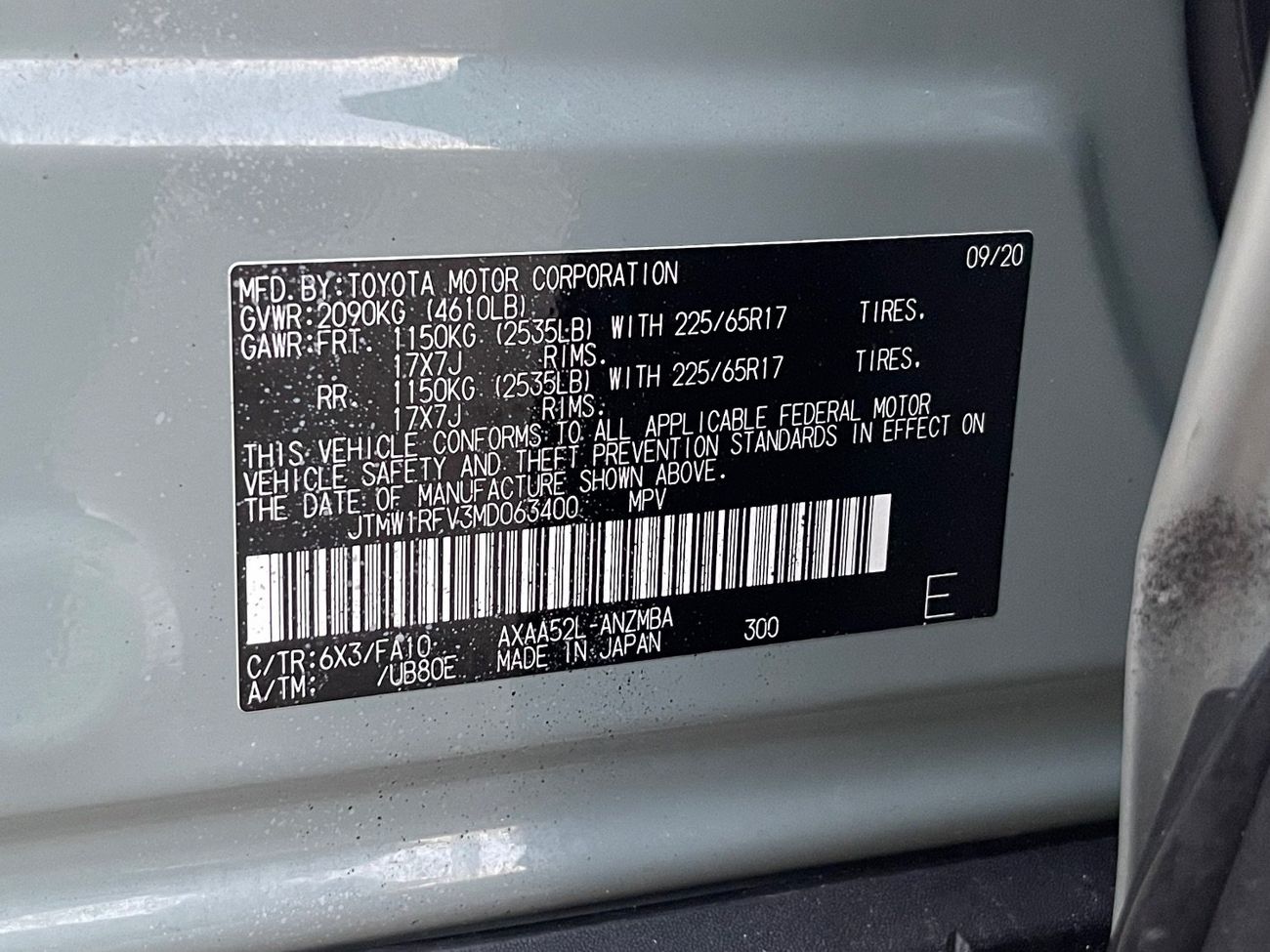 Toyota RAV4 2021 TOYOTA RAV4 XLE FULL OPTIONS IMPORTED FROM USA