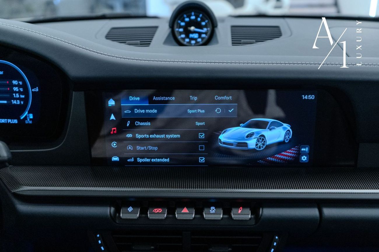 بورش 911 Carrera 2 3.0L (394 HP) Coupe 2025 Porsche Warranty, Very Low Kms, Sport Chrono Package, GCC