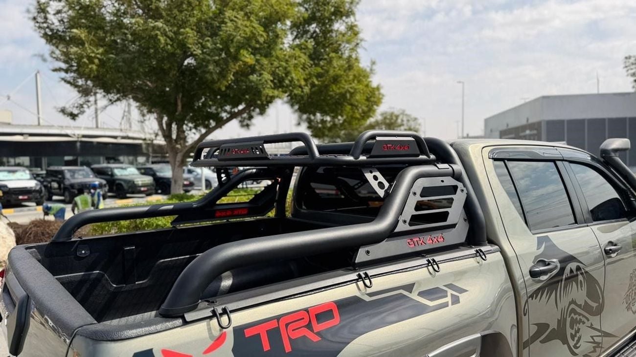 Toyota Hilux 2023 | 2.8L DIESEL | AUTOMATIC TRANSMISSION | RHD | GR ROCCO KIT INSTALLED | HEAVY 4X4 SPORTS BAR WI