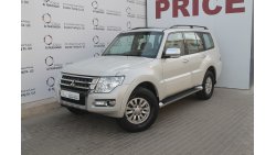 ميتسوبيشي باجيرو 3.5L MED GLS V6 2015 MODEL WITH SUNROOF & DVD HEADREST ENTERTAINMENT GCC SPECS