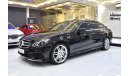 مرسيدس بنز E 500 EXCELLENT DEAL for our Mercedes Benz E500 ( 2014 Model ) in Black Color GCC Specs