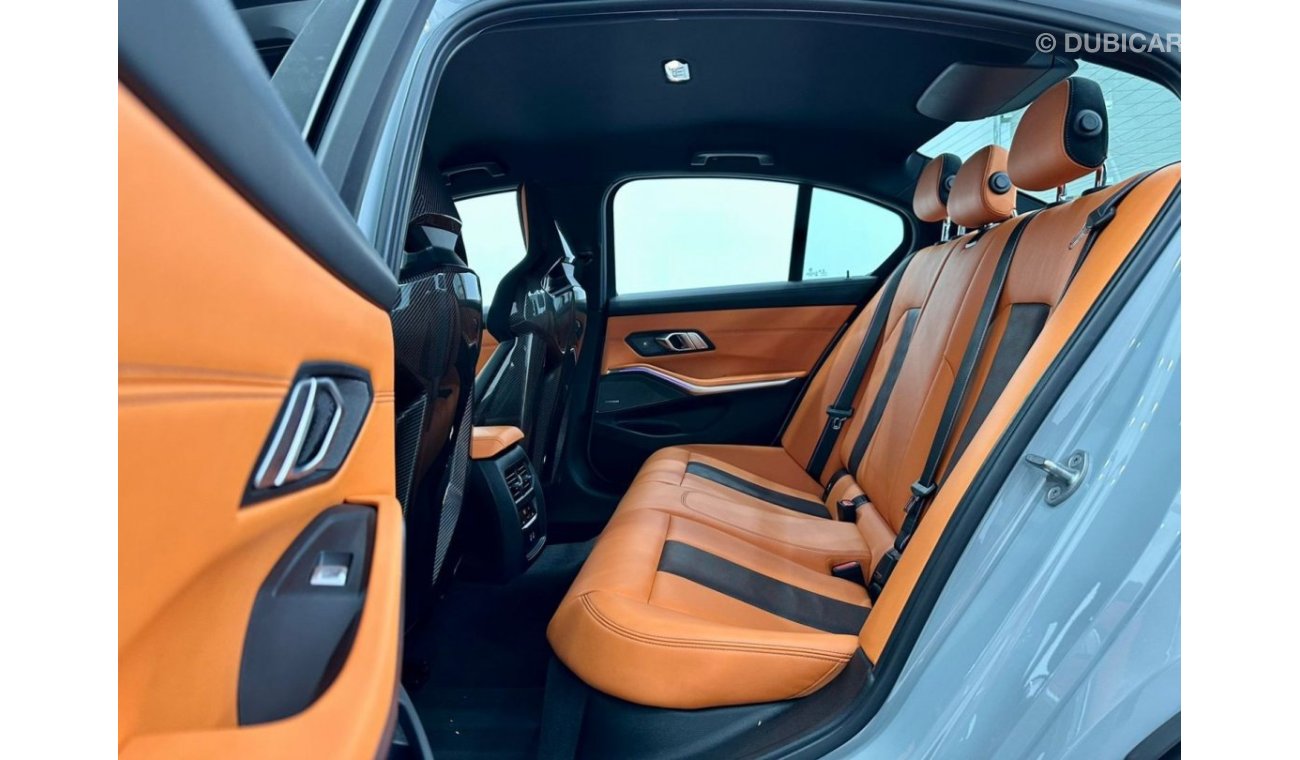 بي أم دبليو M3 2021 BMW M3 Competition, ( Full Carbon Fibre ), Jun 2025 BMW Warranty + BMW Service Contract, GCC