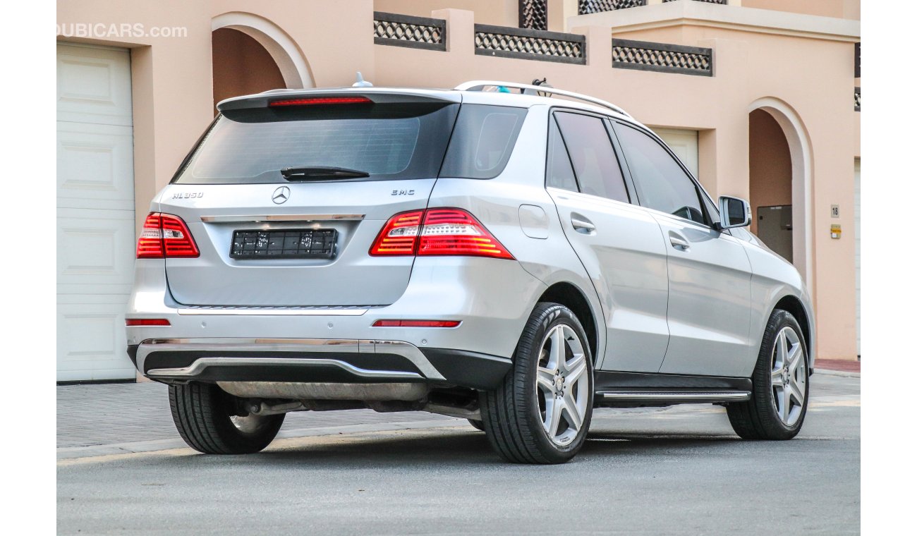 Mercedes-Benz ML 350 AED 1950 PM with 0% Down Payment under warranty