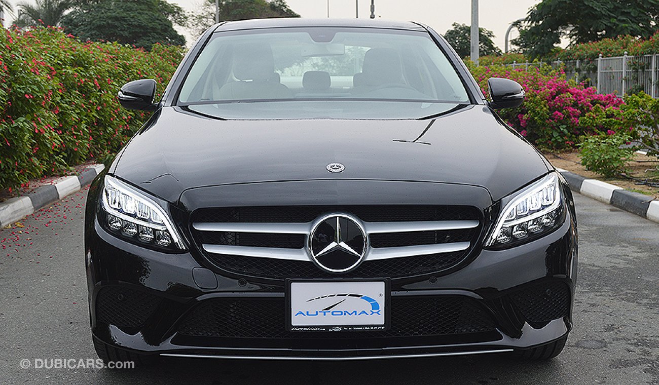 مرسيدس بنز C200 2020, 2.0L, I-4 Turbo, GCC, 0km w/ 2Yrs Unlimited Mileage Warranty + 3Yrs Service @ EMC