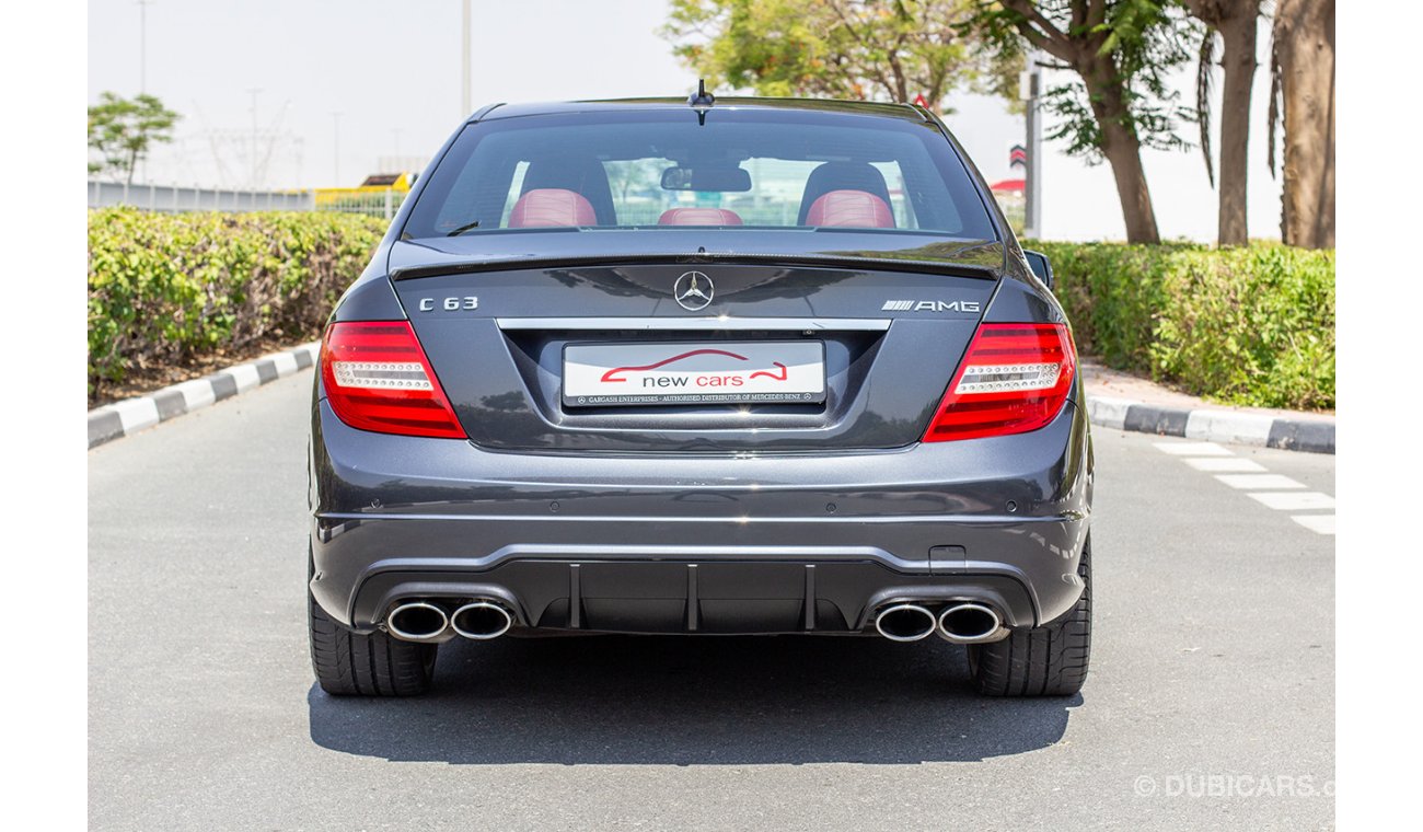 Mercedes-Benz C 63 AMG MERCEDES C63 - 2013 - IMPORTED FROM CANADA - ZERO DOWN PAYMENT - 1710 AED/MONTHLY - 1 YEAR WARRANTY