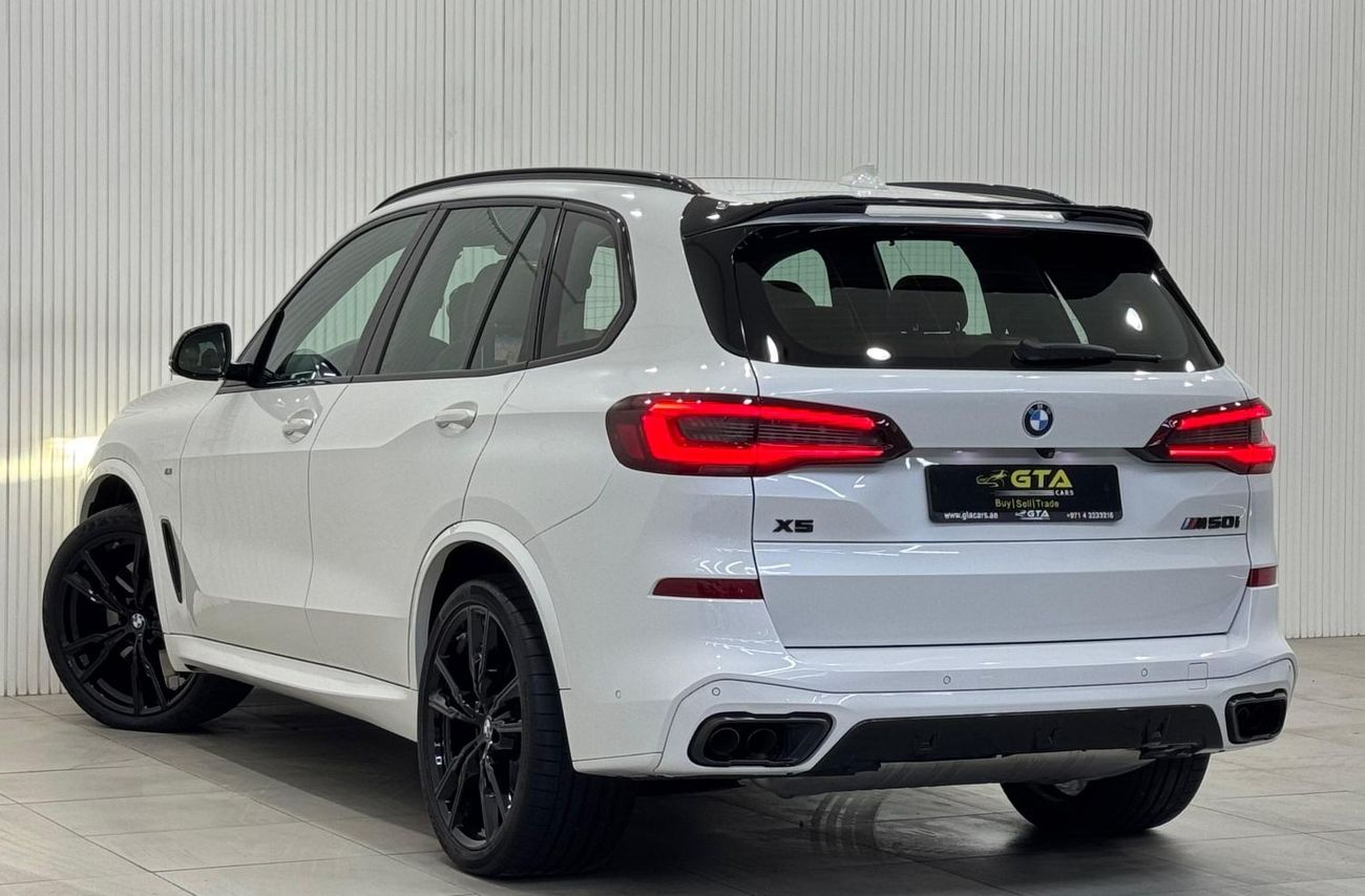 بي أم دبليو X5 M50i Luxury 4.4L 2021 BMW X5 M50i M-Sport, Oct 2025 BMW Warranty + Service Pack, Fully Loaded, Low K