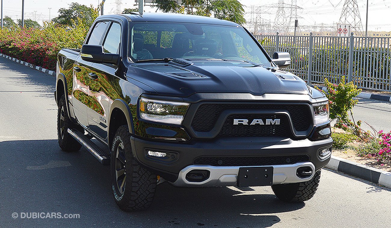 RAM 1500 1500 REBEL 2019, Crew Cab 4X4, 5.7 V8 GCC, 0km with 3 Years or 100,000km Warranty