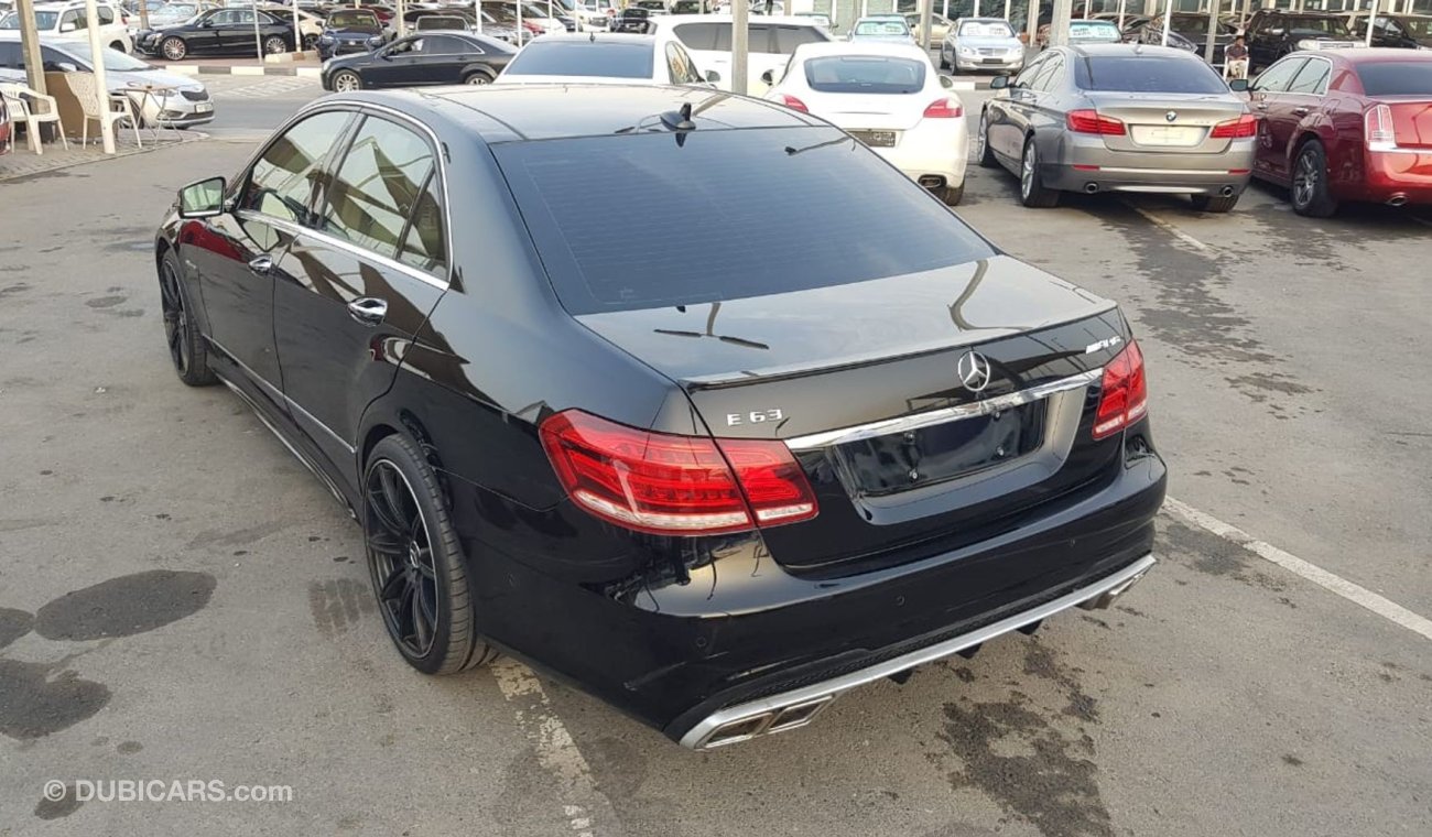 Mercedes-Benz E 63 AMG model 2011 face left 2016 prefect condition full option panoramic roof leather se