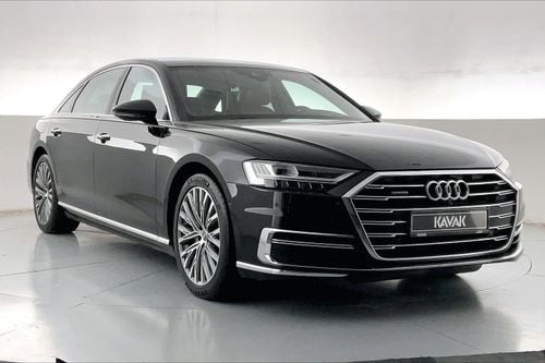Audi A8 L 55 TFSI quattro +Rear Entertainment Package | 1 year free warranty | 0 Down Payment