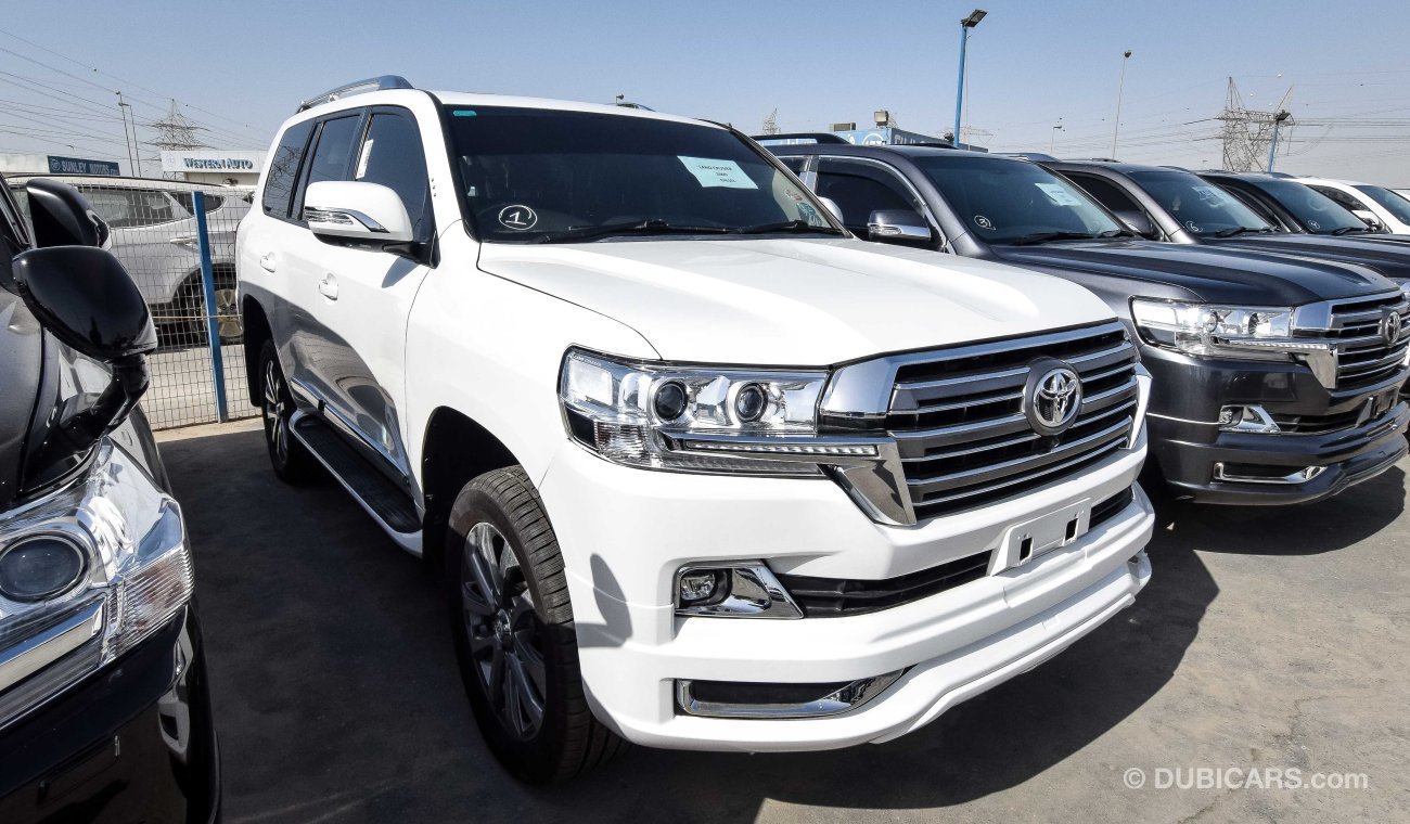 Toyota Land Cruiser VX / V8 diesel right hand drive full options with sunroof and facelifted to 2018 for export brandnew