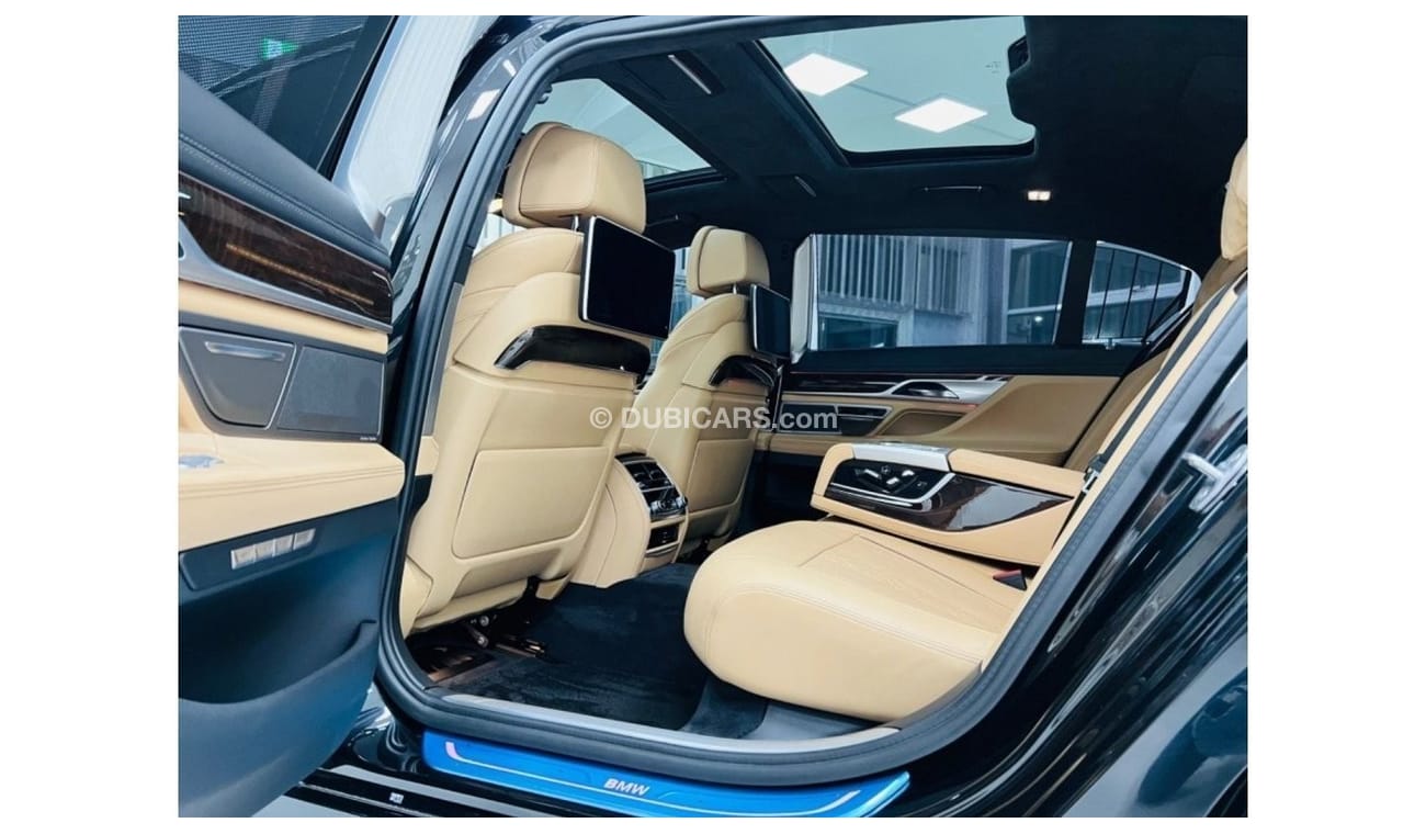 BMW 740Li Exclusive GCC .. FSH .. Perfect Condition .. V6 .. Top Range .