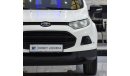 فورد ايكو سبورت EXCELLENT DEAL for our Ford ECOsport ( 2016 Model ) in White Color GCC Specs