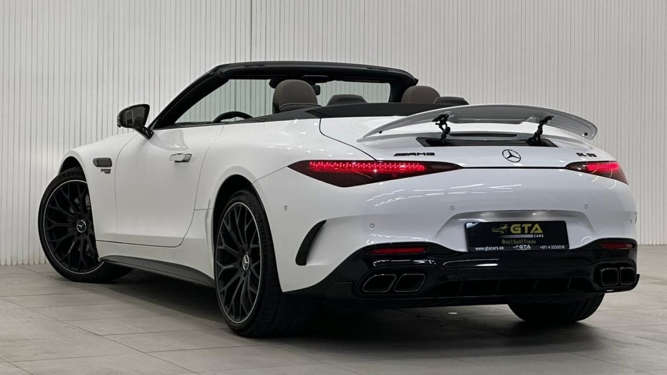 مرسيدس بنز SL 55 AMG 2022 Mercedes Benz SL55 AMG 4MATIC+, August 2028 Mercedes Warranty, Full Options, Low Kms, GCC