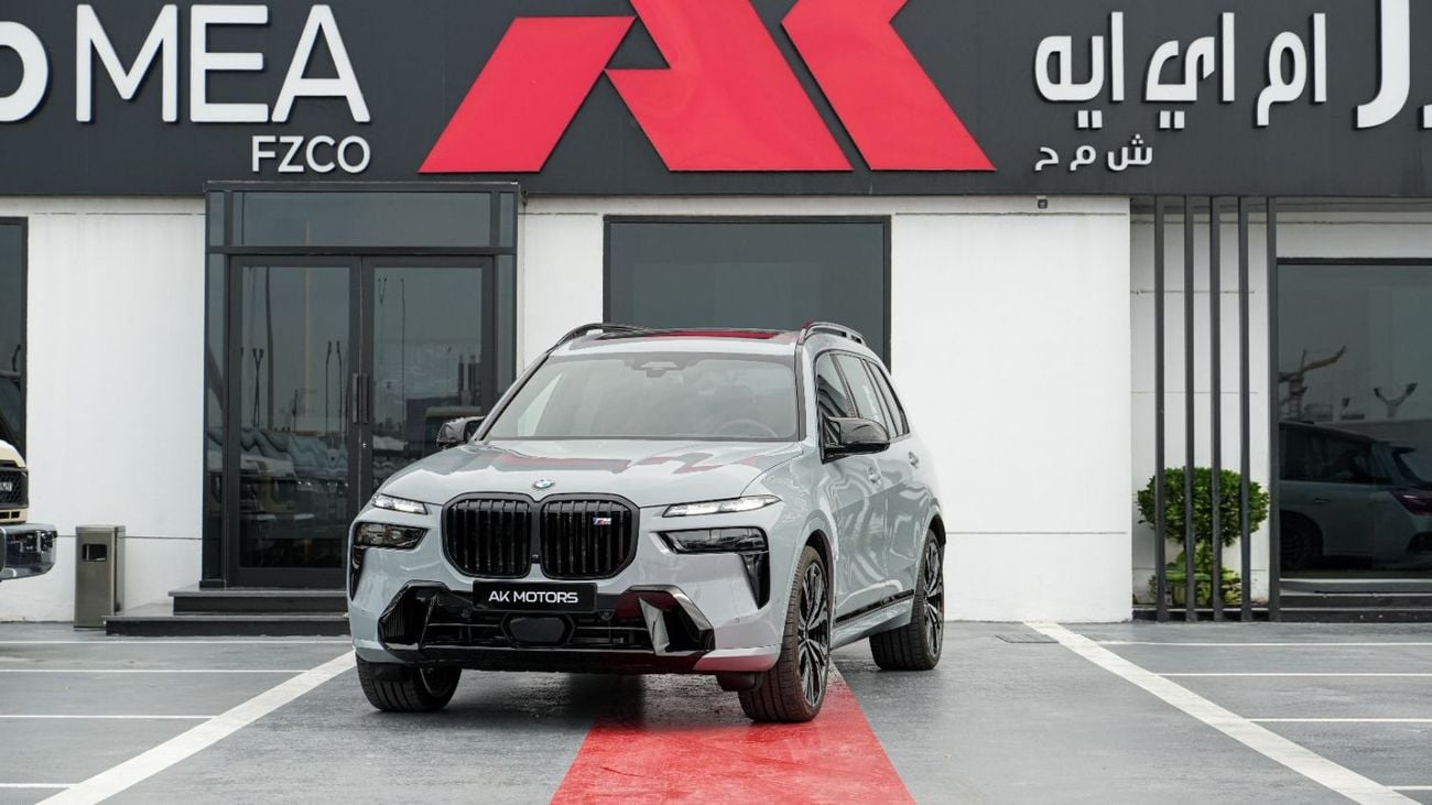 بي أم دبليو X7 M60i xDrive M-Sport Pro V8 Brooklyn Grey Metallic 2026 MY Export Only