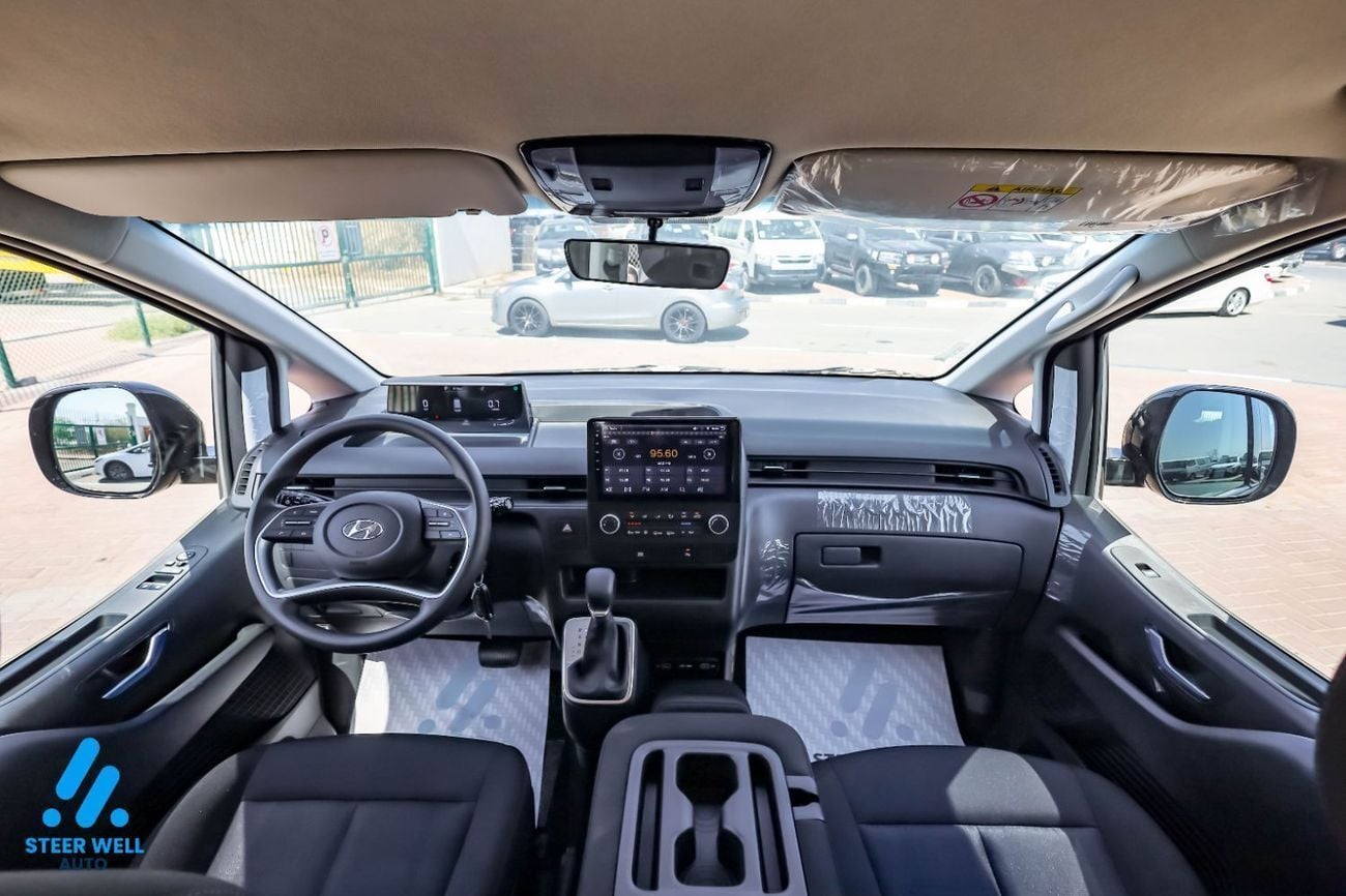 Hyundai Staria COMFORT 3.5L V6 | 9-Seater | AT | Premium Interior | Android Auto/Apple CarPlay | For Export