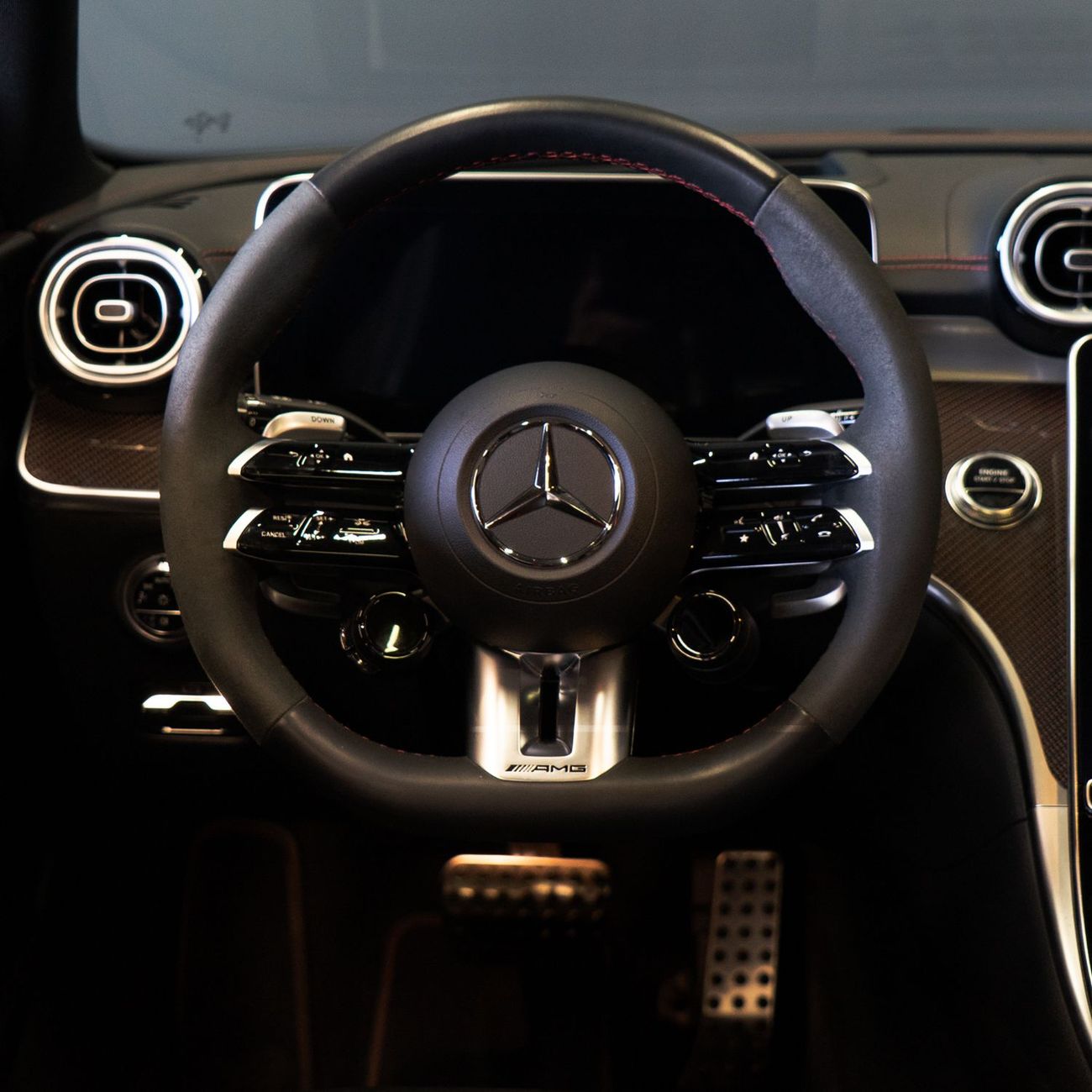 Mercedes-Benz C 63S AMG AED 8,240 pm • 0% Downpayment • AMG C63s E-Performance F1 Edition • Agency Warranty and Service Pack