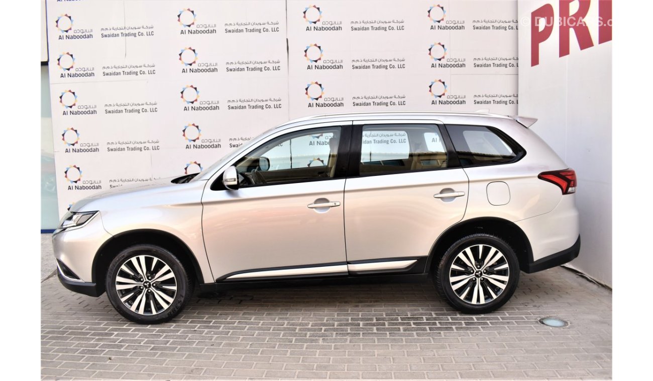 Mitsubishi Outlander AED 1039 PM | 2.4L GLX 4WD 7-STR GCC DEALER WARRANTY