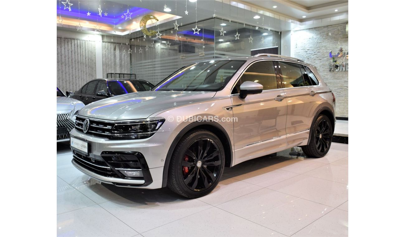 Volkswagen Tiguan EXCELLENT DEAL for our Volkswagen Tiguan R-Line 4MOTION 2019 Model!! in Beige / Silver Color! GCC Sp