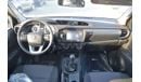 تويوتا هيلوكس 2022 MODEL: TOYOTA HILUX 2.4L 4x4 M/T STD,  CHROME BUMP, 5 STR