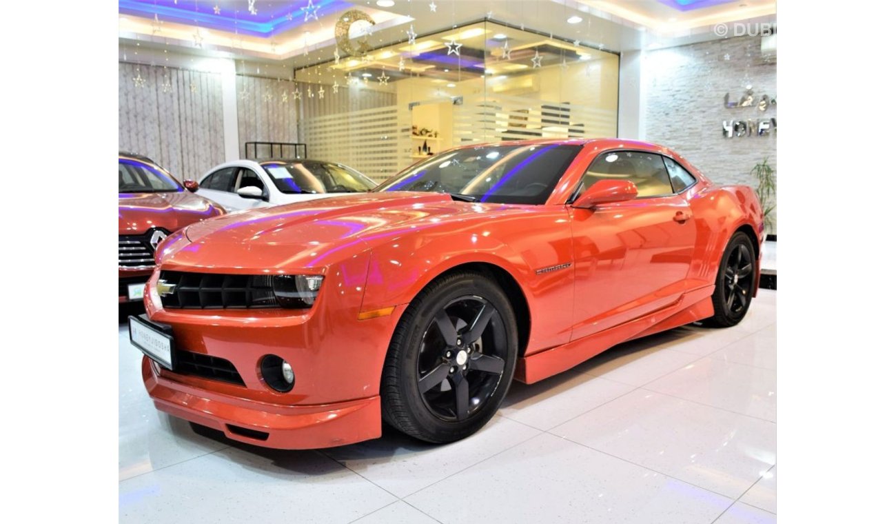 شيفروليه كامارو FULL SERVICE HISTORY! Chevrolet CAMARO 2012 Model!! in Orange Color! GCC Specs