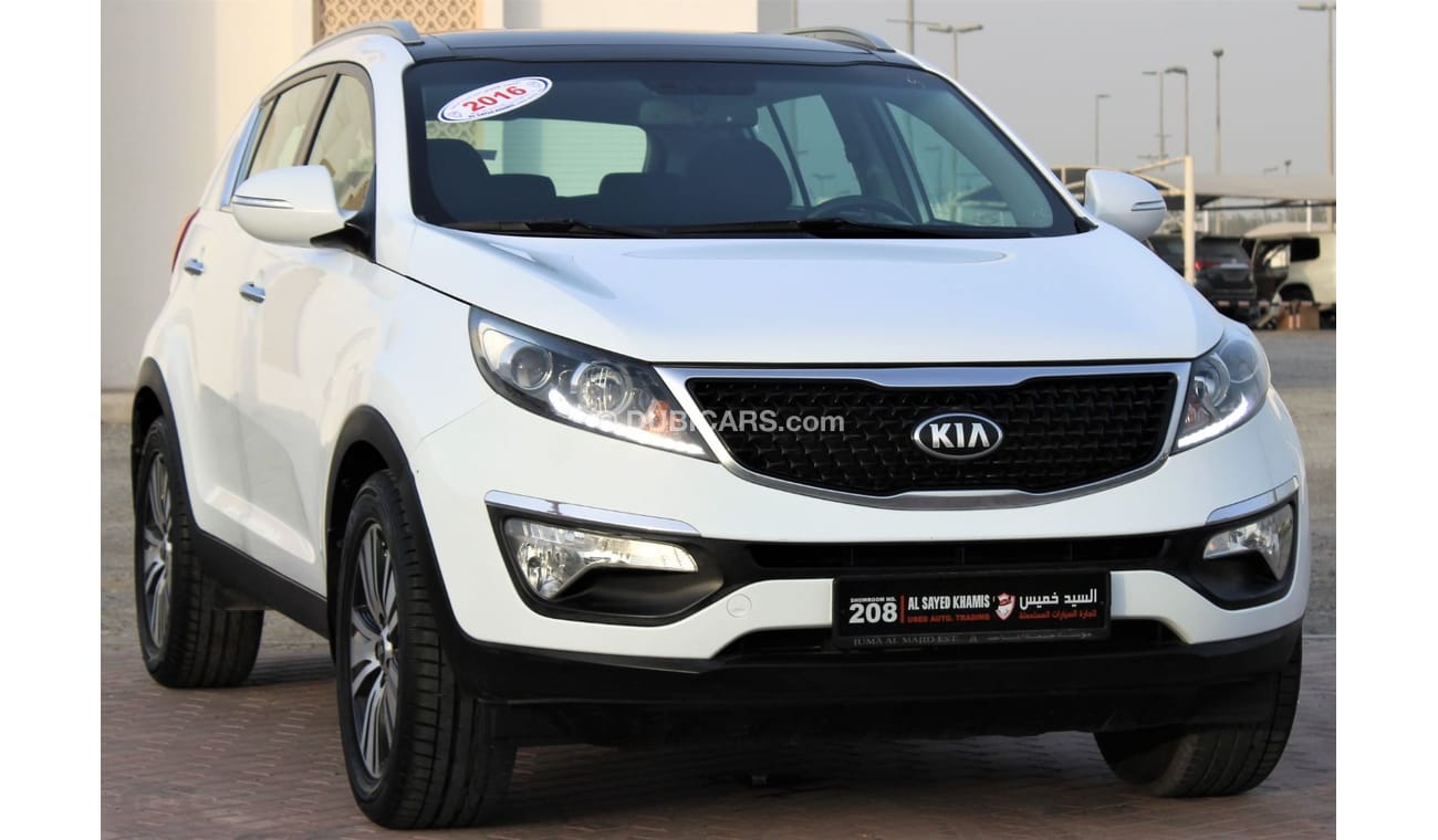 كيا سبورتيج كيا سبورتاج 2016 خليجي بانوراما بدون حوادث نظيفه جدا من الداخل والخارج