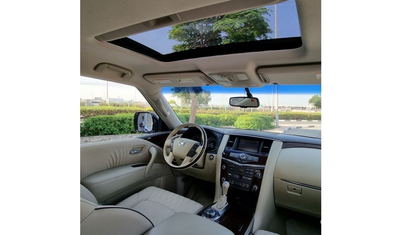 نيسان باترول LE V8 - SUNROOF - LEATHER INTERIOR - REAR CAMERA- BANK FINANCE AVAILABLE