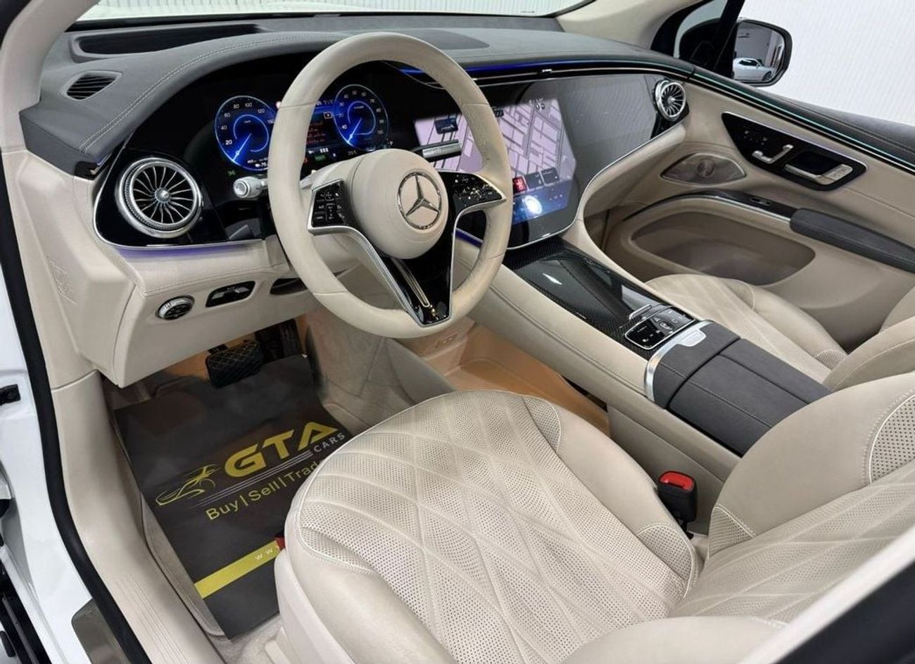 مرسيدس بنز EQS 580 SUV 4MATIC 2024 Mercedes Benz EQS 580 4MATIC, Jan 2029 Mercedes Warranty + Service Pack, Fully Loaded, G