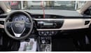 Toyota Corolla 2014 model Gulf specs standard options