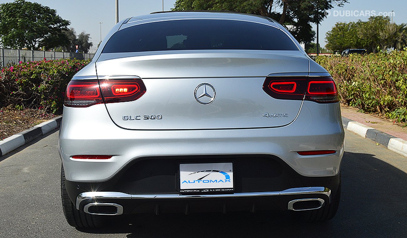 Mercedes-Benz GLC 300 AMG 2020, 4MATIC, GCC 0km w/ 2Yrs Unlimited Mileage WTY + 3Yrs Service @ EMC