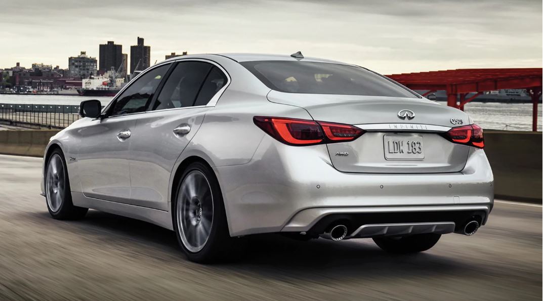 Infiniti Q50 exterior - Rear Right Angled