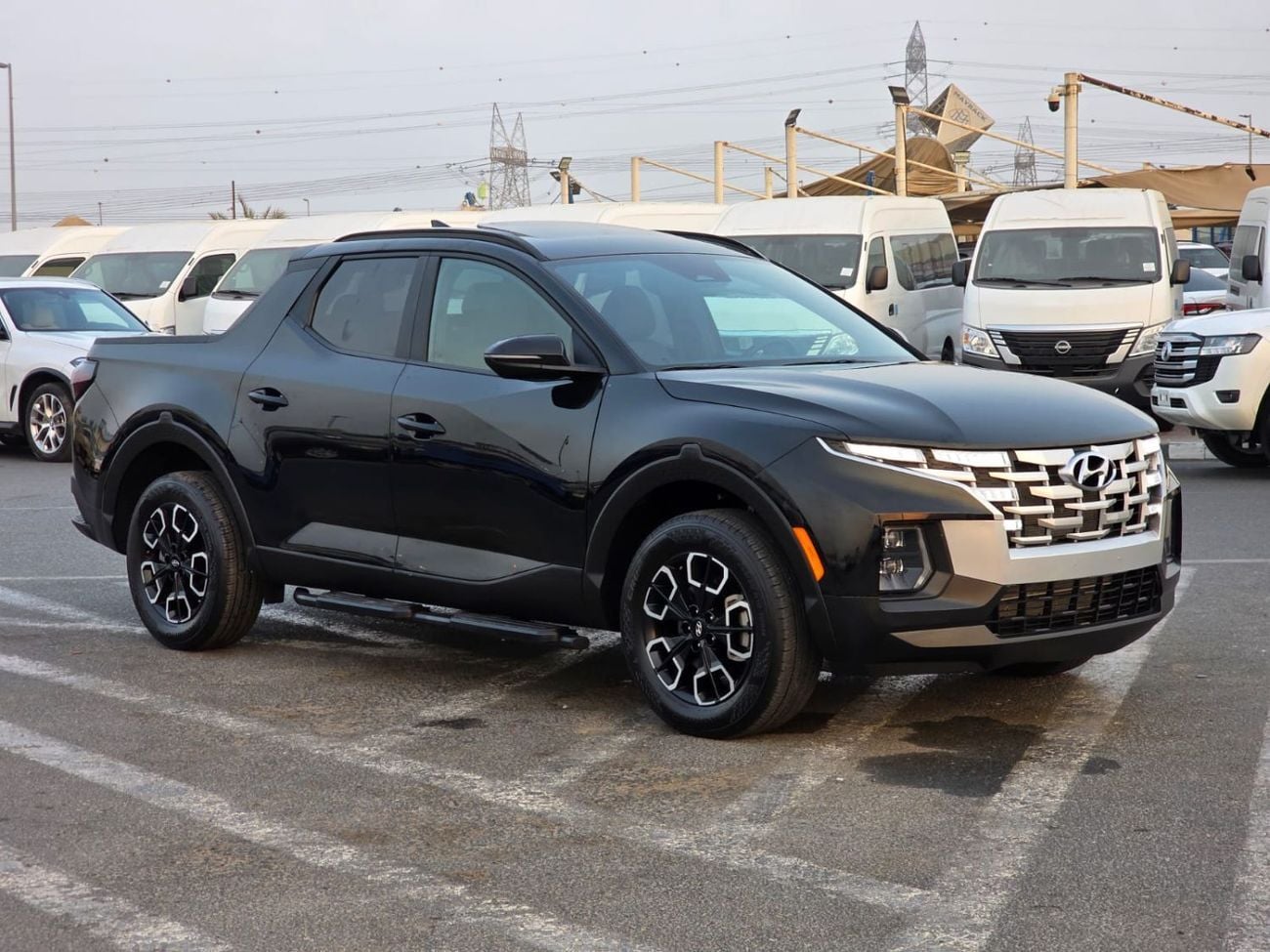 Hyundai Santa Cruz SEL (NON GCC) 2024 Model full option 2.5L engine Sunroof , Push button and leather seats
