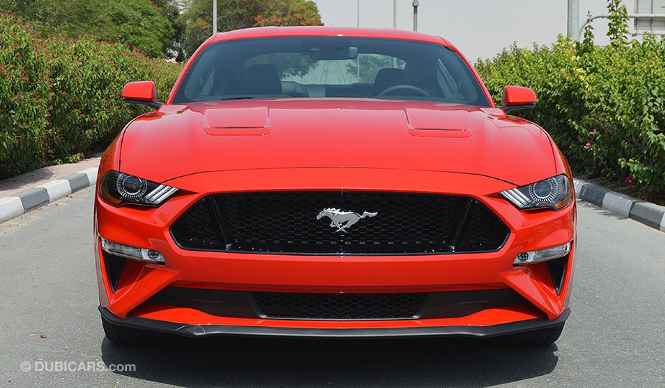 Ford Mustang 2019 GT Premium, 5.0L V8 GCC, 0km w/ 3 Years or 100K km Warranty + 60K km Service from Al Tayer