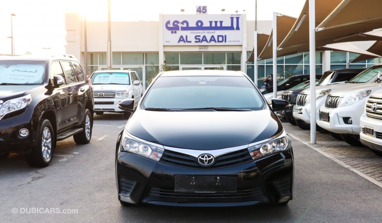 Toyota Corolla Corolla 2016, 2.0 Engine, Alloy Wheel, Parking Sensor, Single Owner, Black