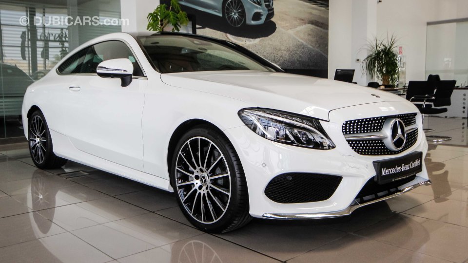 Mercedes Benz C 300 Coupe for sale AED 224 000 White 2018