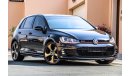 Volkswagen Golf GTI 2015 GCC under Warranty with Zero Down-Payment.