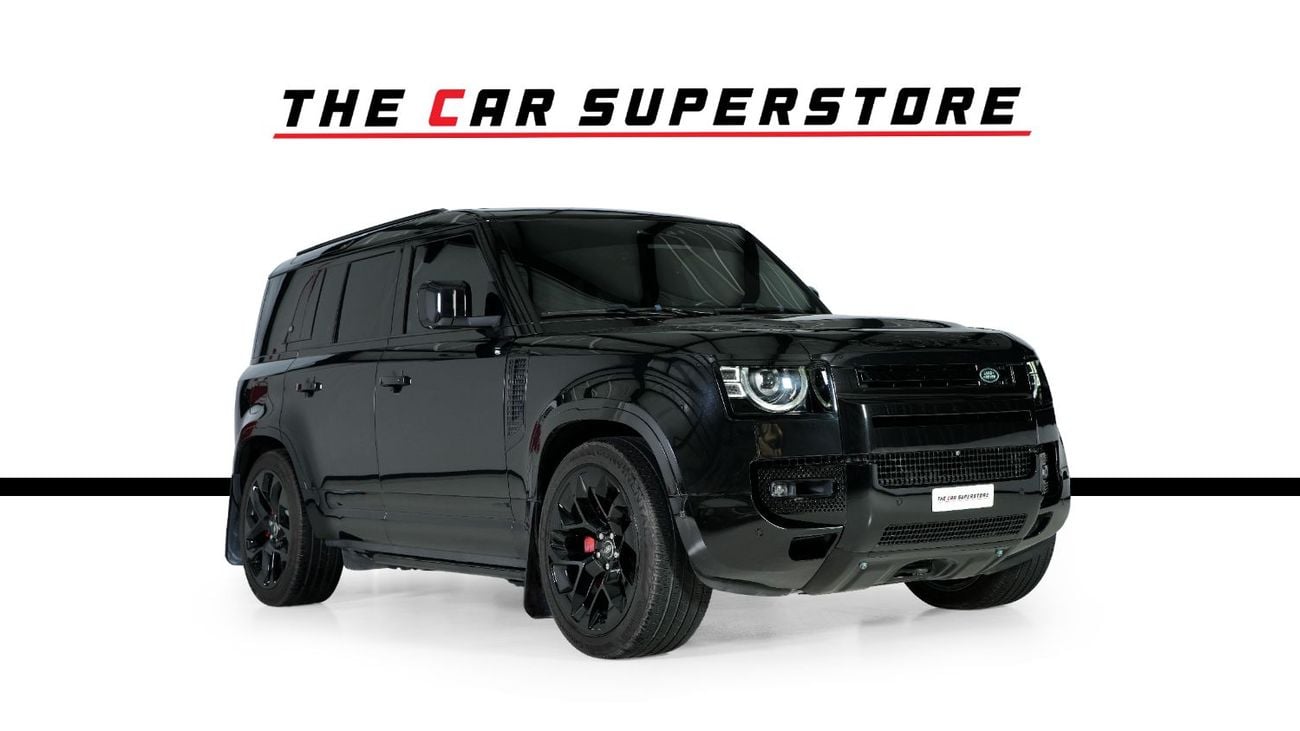Land Rover Defender 110 X P400 GCC-Black Pack-22 Inch KHAN Rims-High Specifications