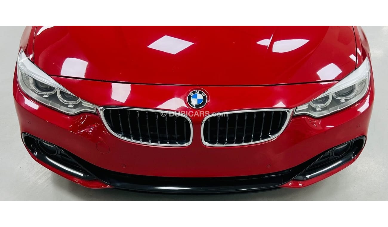 BMW 420i M Sport GCC .. FSH .. Original Paint .. Perfect Condition .. Top .