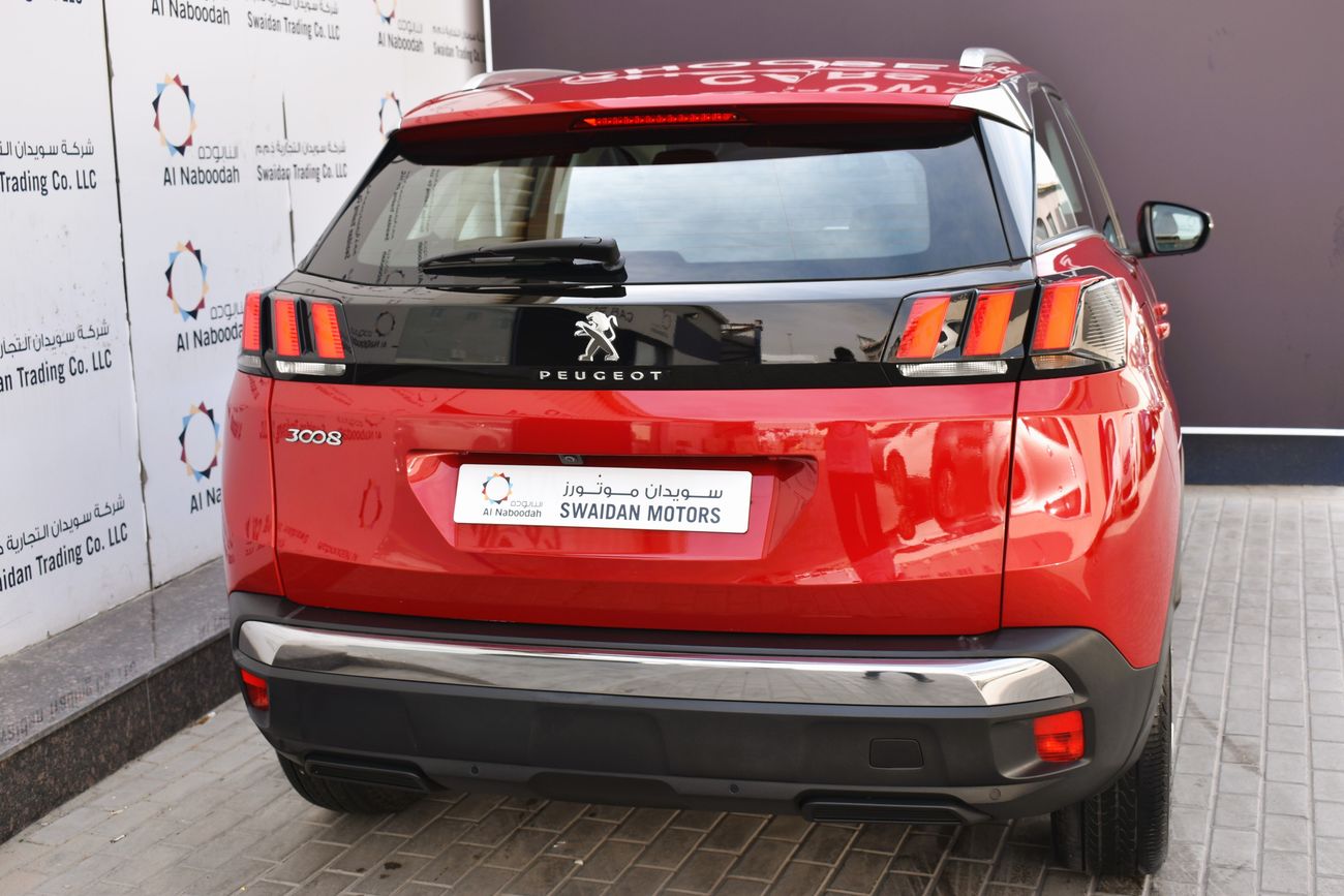 بيجو 3008 AED 1119 PM | 1.6L ACTIVE GCC AGENCY WARRANTY UP TO 2025 OR 100K KM