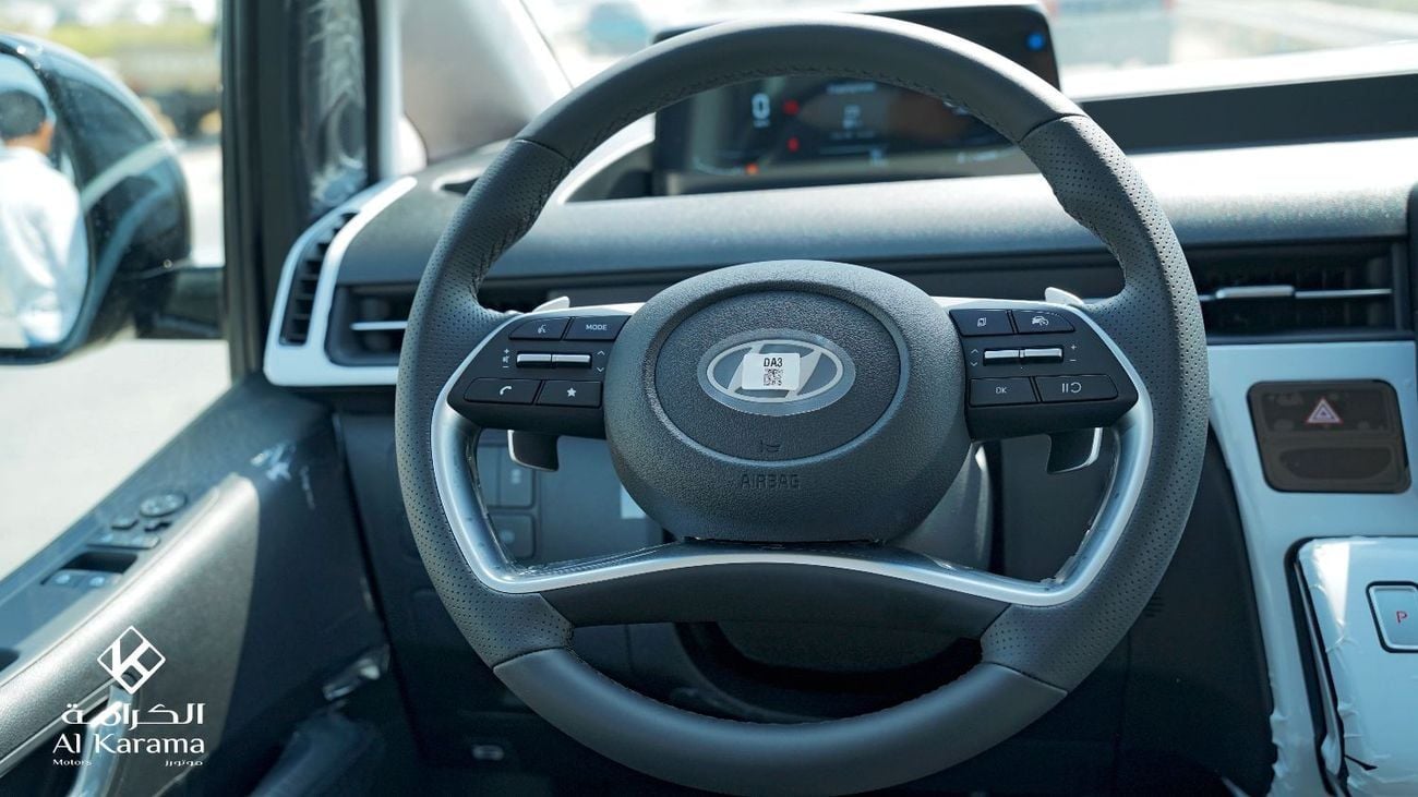 هيونداي ستاريا هيونداي ستاريا ٢٠٢٦ | ٣.٥ لتر | ٩ مقاعد مع مقاعد جلدية بزاوية ٣٦٠ درجة | أبواب منزلقة كهربائية | مثب