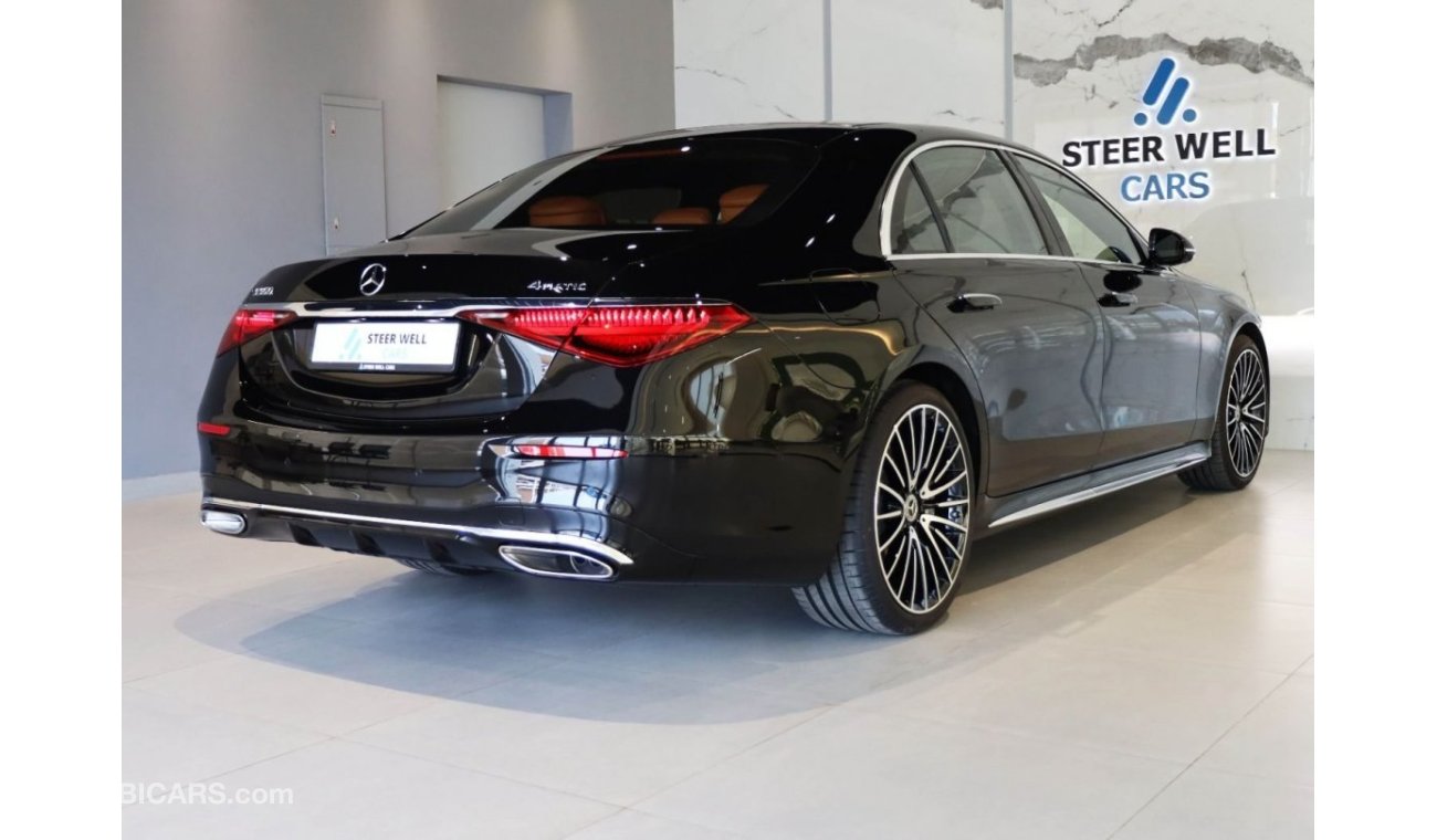 مرسيدس بنز S 500 4M | AMG | FULL OPTION | 5 YEARS WARRANTY WITH SERVICE PKG | SPECIAL INTERIOR | GCC