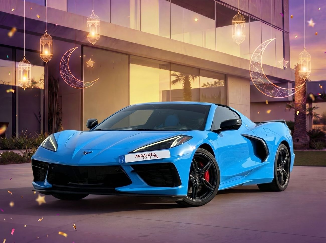 Chevrolet Corvette STINGRAY 3LT Z51  !! EID SALE !! 1 YEAR FREE WARRANTY !!  AED 5,420 P.M | 0% DOWN PAYMENT | CHEVROLE