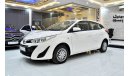 تويوتا يارس EXCELLENT DEAL for our Toyota Yaris E ( 2020 Model ) in White Color GCC Specs