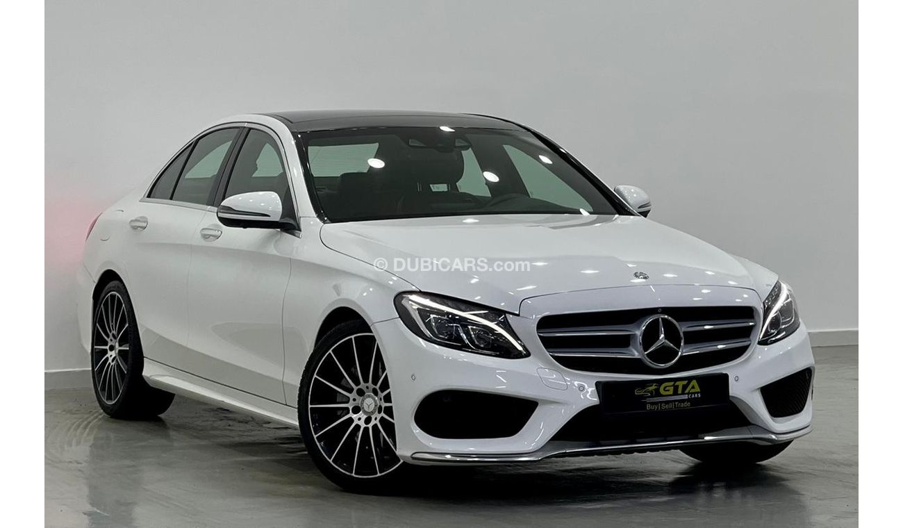 Mercedes-Benz C 200 AMG Pack 2017 Mercedes Benz C200 AMG Line, Full Service History, GCC