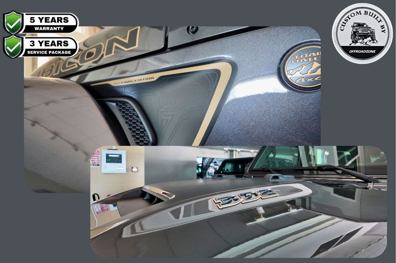 Jeep Wrangler Rubicon 392 6.4L V8 | 5 YRS DEALER WARRANTY & 3 YEARS DEALER SERVICE PACKAGE