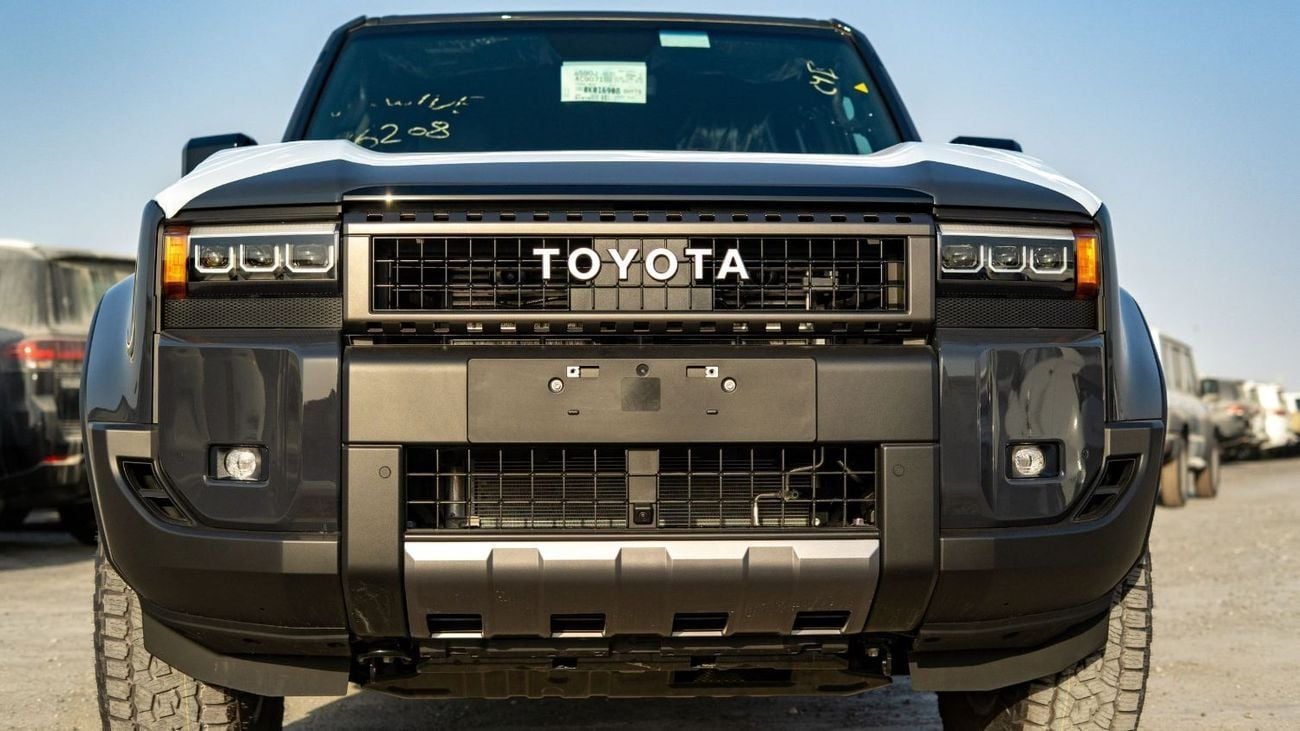 Toyota Prado 2.4L Adventure Turbocharged  4-cylinder petrol. Automatic. Four Wheel Drive. 7 Seats. 5 Door