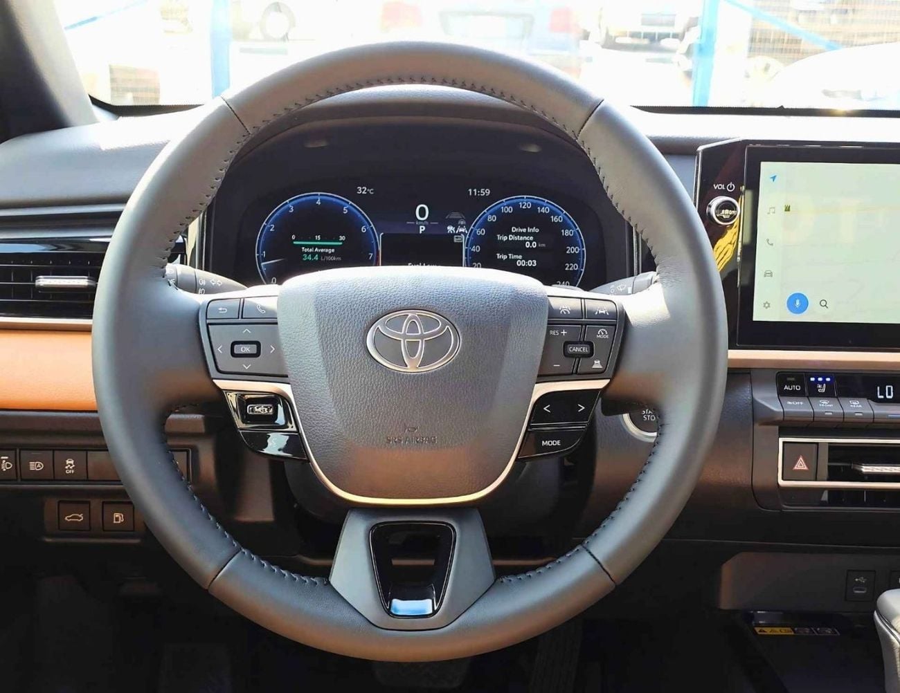 تويوتا كامري GLE TOYOTA CAMRY GLE || RADAR | LEATHER + ELECTRIC SEAT | DUAL AC | 1 CAM PANORAIC ROOF | PETROL AT 2.5L