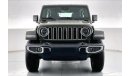 Jeep Wrangler Sahara Unlimited | 1 year free warranty | 1.99% financing rate | Flood Free