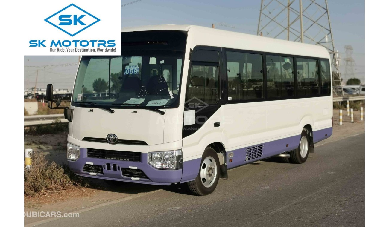 تويوتا كوستر Petrol Engine, 23 Seats, Automatic Door, Dual AC - DISCOUNTED OFFER (CODE # TC01)