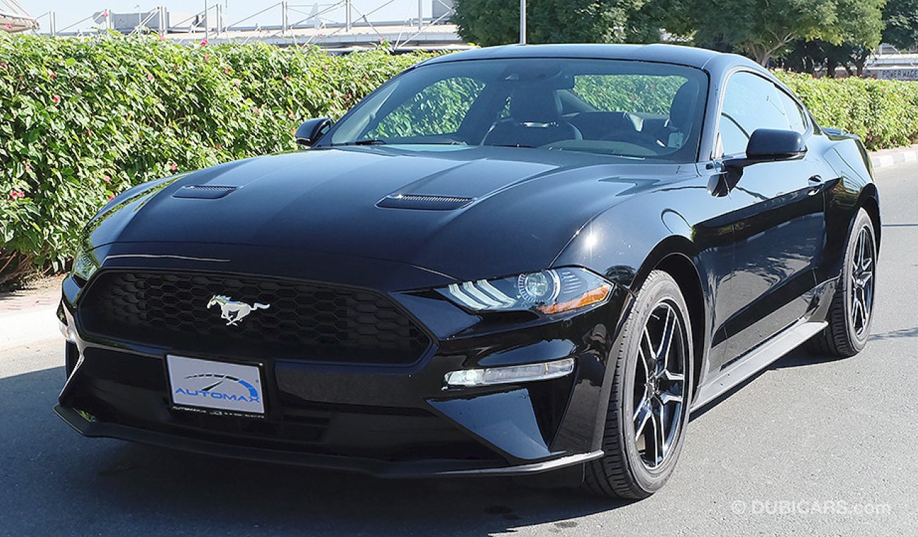 Ford Mustang Ecoboost 2018, Digital Cluster, GCC, 0km w/ 3Yrs or 100K km Warranty + 60K km Service at Al Tayer