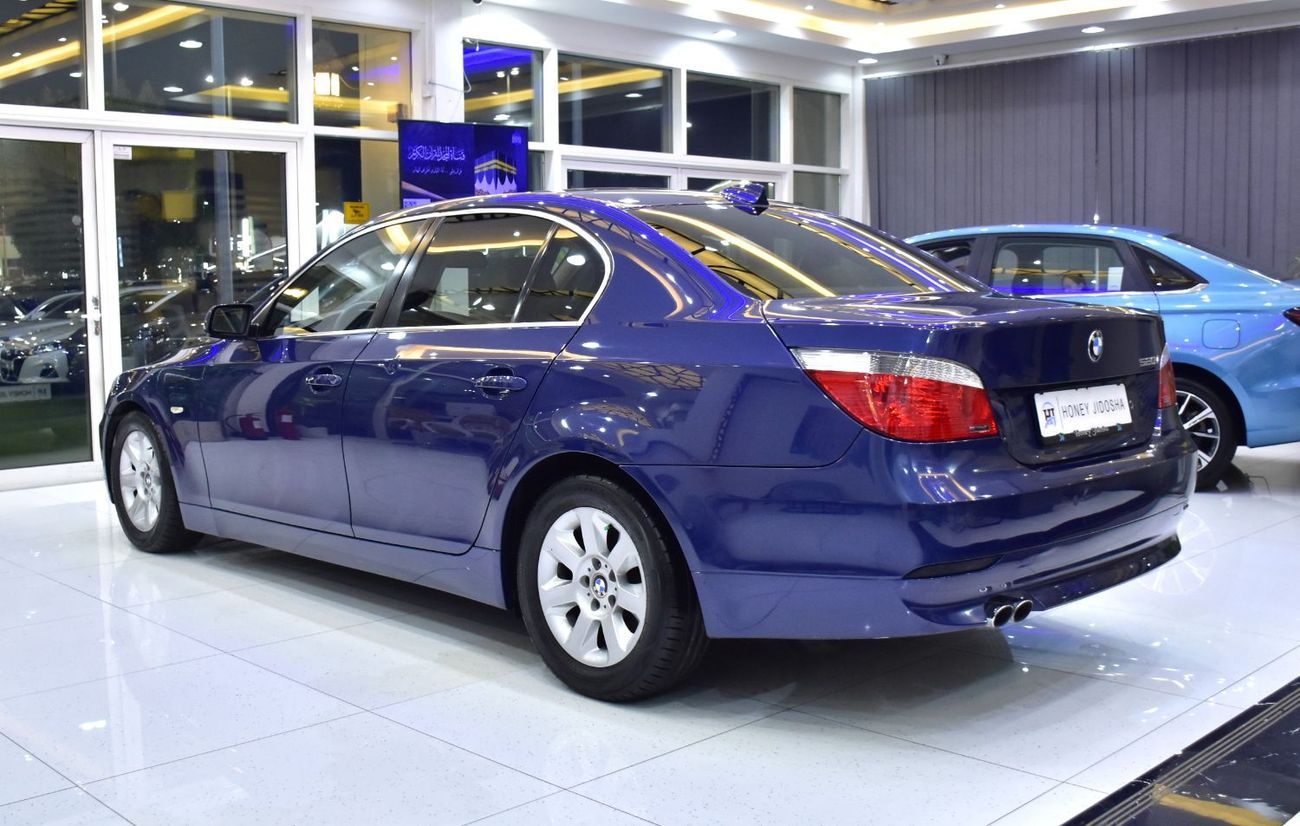 بي أم دبليو 520i EXCELLENT DEAL for our BMW 520i ( 2005 Model ) in Blue Color GCC Specs
